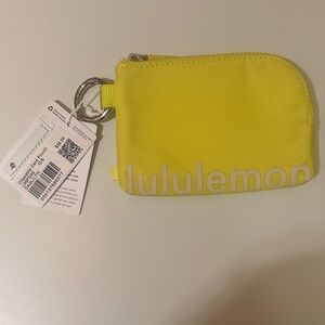Lululemon Athletica Yellow Key & Card Holder